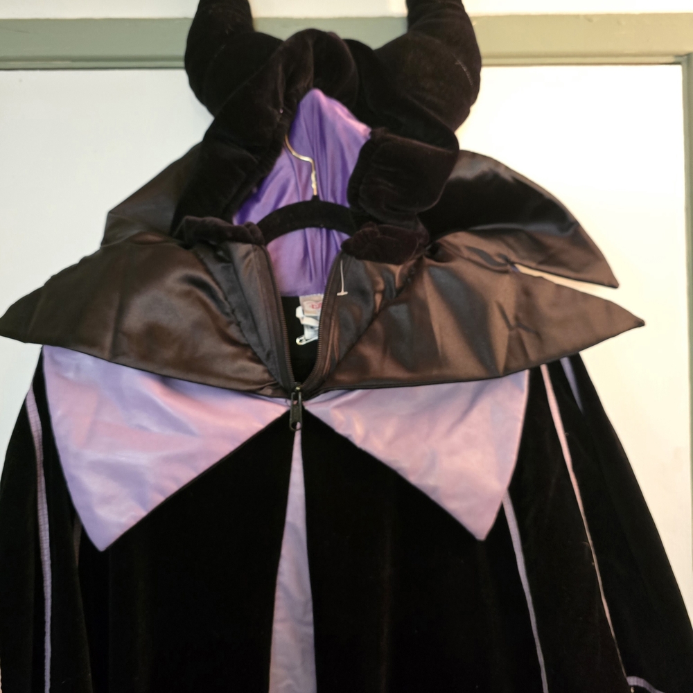 Vintage Disneyland Resort Disney Store Maleficent Halloween ADULT Costume!